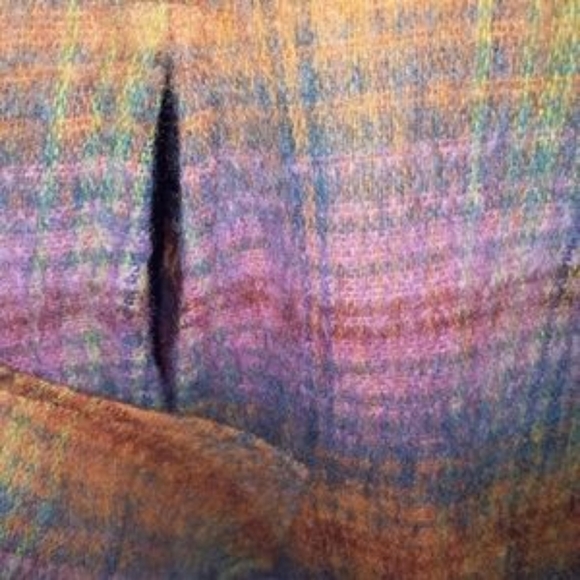 Vtg Scottish made mohair wool cape poncho 1960s - Picture 6 of 12